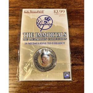 Phil Rizzuto 2005 New York Yankees Immortals Medallion Baseball Coin Sealed+NEW
